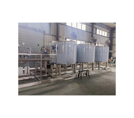 Control de pantalla táctil PLC Máquina de procesamiento de jugo fresco CIP para la producción de jugo rápido