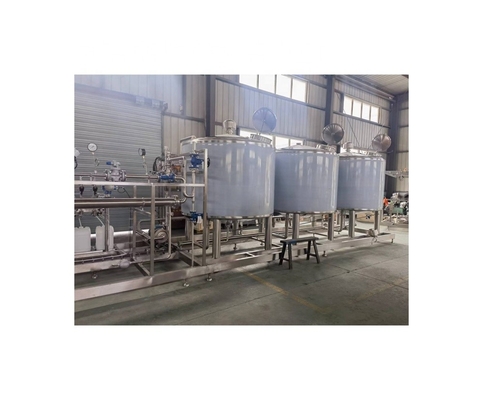 Control de pantalla táctil PLC Máquina de procesamiento de jugo fresco CIP para la producción de jugo rápido