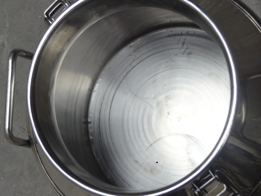 Alimentos sanitarios 8 kg de capacidad lata de leche de acero inoxidable con espejo pulido exterior