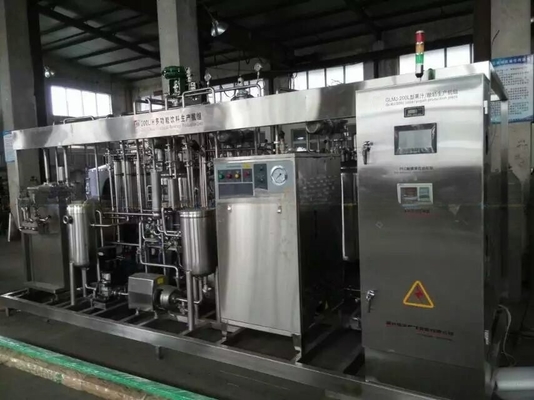 8000KG 35KW Línea de producción de jugo con sabor de pequeña capacidad para producción personalizada
