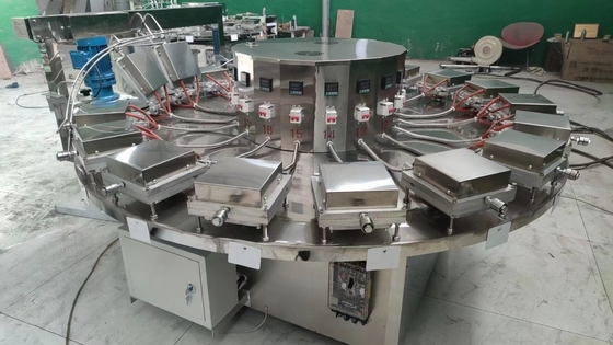Máquina de fabricación de cono de helado Semi Auto 80L para equipos de línea de producción de panadería