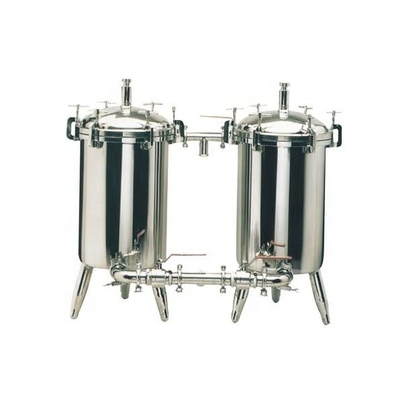 Filtro de leche pasteurizado de acero inoxidable dúplex para servicio de mantenimiento y reparación en el campo