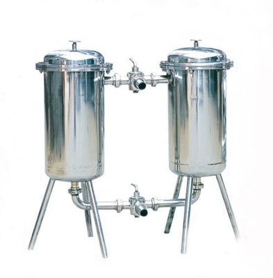 Filtro de leche pasteurizado de acero inoxidable dúplex para servicio de mantenimiento y reparación en el campo