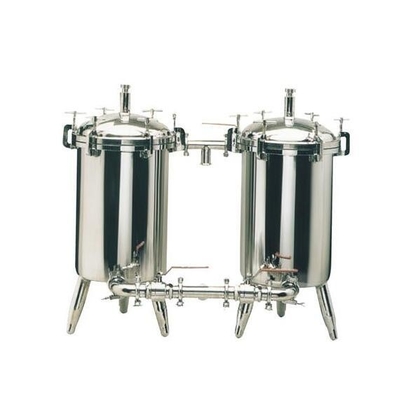 Filtro de leche pasteurizado de acero inoxidable dúplex para servicio de mantenimiento y reparación en el campo