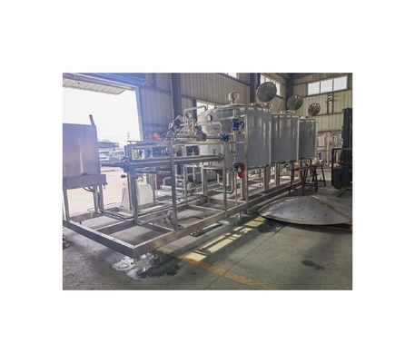 Tango de limpieza CIP de jugo de tensión de 220V/380V/415V para línea de procesamiento de leche