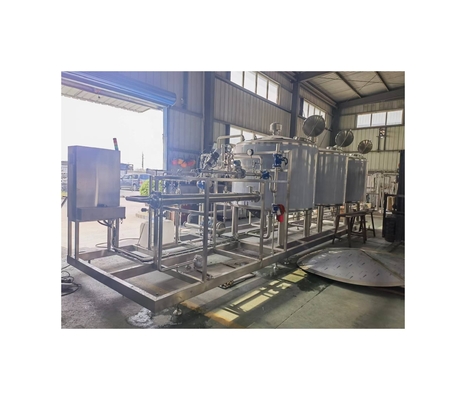 Tango de limpieza CIP de jugo de tensión de 220V/380V/415V para línea de procesamiento de leche