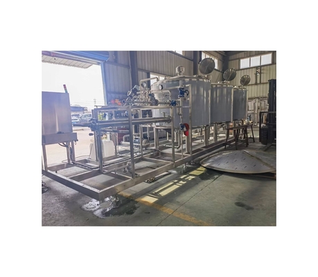 Tango de limpieza CIP de jugo de tensión de 220V/380V/415V para línea de procesamiento de leche