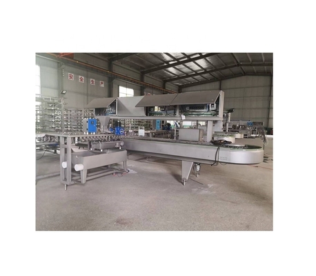 Espejo polaco Túnel polaco para la producción de máquinas de helados para sándwiches y helados
