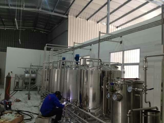 Instalación de fabricación línea de procesamiento de jugo de caña de azúcar de 1000L/h totalmente automática para la producción