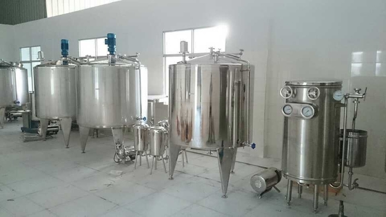 Instalación de fabricación línea de procesamiento de jugo de caña de azúcar de 1000L/h totalmente automática para la producción