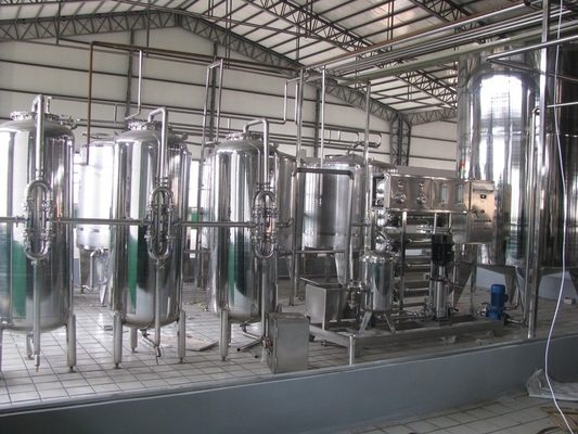 Instalación de fabricación línea de procesamiento de jugo de caña de azúcar de 1000L/h totalmente automática para la producción
