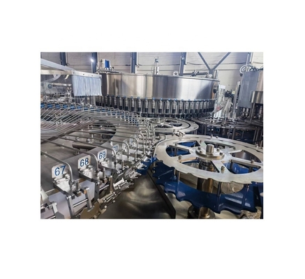 Máquina automática de procesamiento de cerveza para llenar botellas de PET/botellas de vidrio