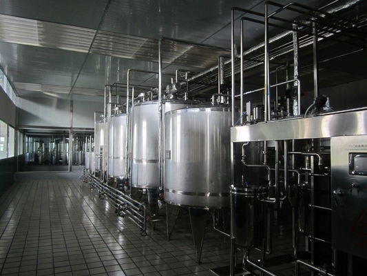 2000-60000kg Línea de producción de leche de almendras totalmente automática para fábricas ocupadas