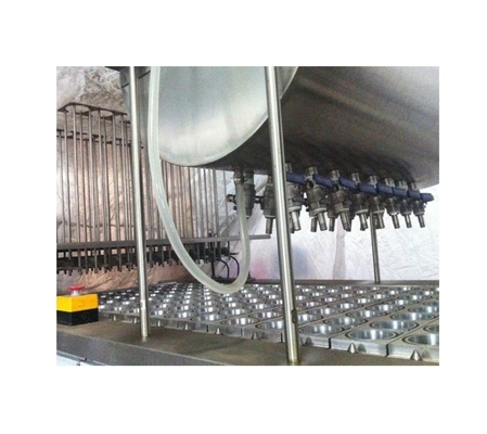 4000 Tazas Velocidad de embalaje Milk Yogurt Taza de llenado máquina de sellado a 0.8MPa presión del aire
