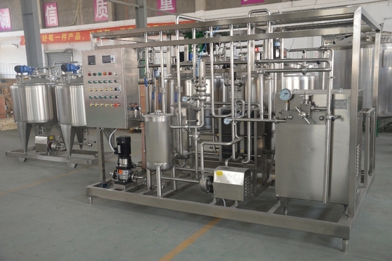 Línea de procesamiento de helados aromatizados de gran capacidad de 8000 kg para producción a pequeña escala