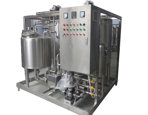 Línea de procesamiento de leche aromatizada a pequeña escala de 200L/h con alta tensión y diseño compacto
