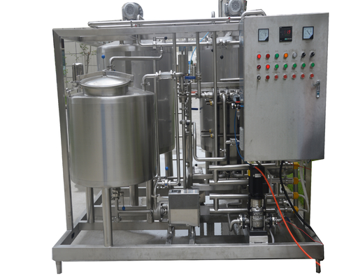 Línea de procesamiento de leche aromatizada a pequeña escala de 200L/h con alta tensión y diseño compacto