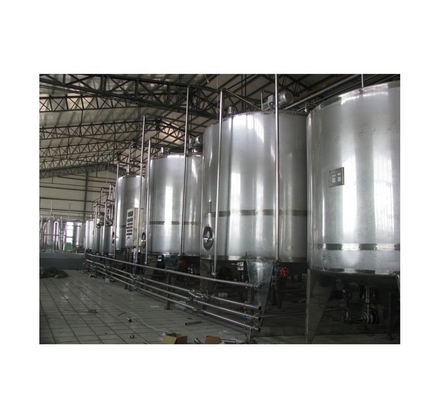 Equipo de leche lechera automático completo de tamaño estándar de 1000L/h para los mercados nacionales