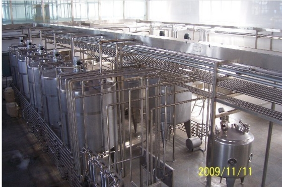 Equipo de leche lechera automático completo de tamaño estándar de 1000L/h para los mercados nacionales