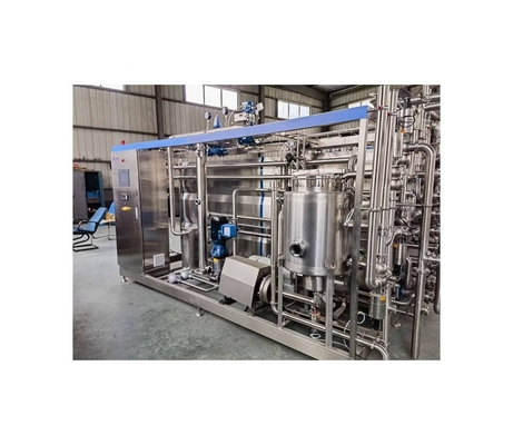 Esterilizador UHT de tubo de nuevo diseño para la pasteurización de leche y jugo