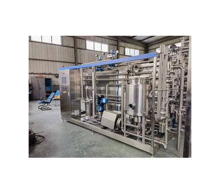 Esterilizador UHT de tubo de nuevo diseño para la pasteurización de leche y jugo