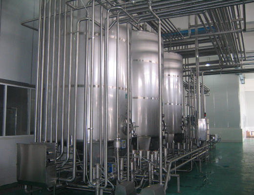 2000-60000kg Conjunto completo basado en una planta de procesamiento de leche de 1000L para la función de bebidas alimenticias