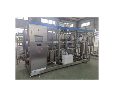Granjas PLC 1000L/H a 10000L/H Pequeñas partículas Bebidas Esterilizador tubular aséptico Beneficio