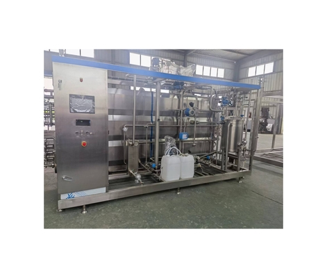 Granjas PLC 1000L/H a 10000L/H Pequeñas partículas Bebidas Esterilizador tubular aséptico Beneficio