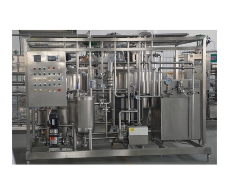 8000 KG de capacidad línea de procesamiento de leche y helados para el embalaje 4 DOYPACK
