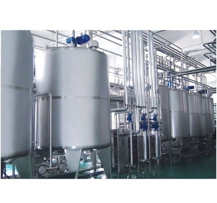 Línea de procesamiento de jugo de frutas de 1000L/H con embalaje en cartón de bolsas de botella Voltado 220/380/440V