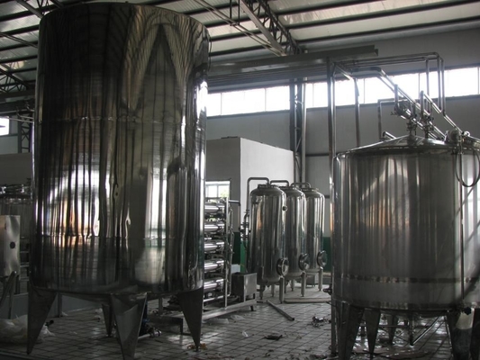 Línea de procesamiento de jugo de frutas de 1000L/H con embalaje en cartón de bolsas de botella Voltado 220/380/440V
