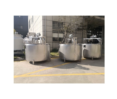 Línea de procesamiento 500L Queso de forma ovalada con capacidad de 450 kg