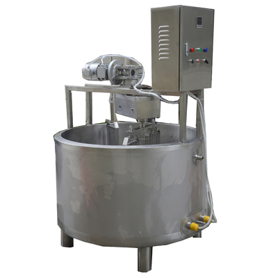Línea de procesamiento 500L Queso de forma ovalada con capacidad de 450 kg
