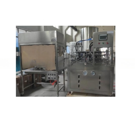 20 LPH UHT Línea de esterilización de laboratorio de yogur con enfriamiento a 50 C y velocidades de flujo ajustables