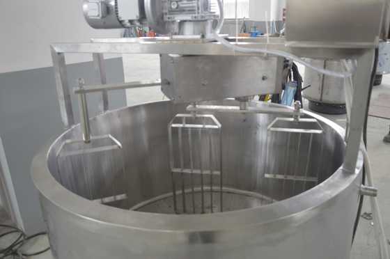 Línea de procesamiento 500L Queso de forma ovalada con capacidad de 450 kg