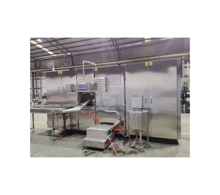 Fabricante de tazas de waffle de helado pulido de espejo polaco para 4800 KG Fabricación de cono de wafer
