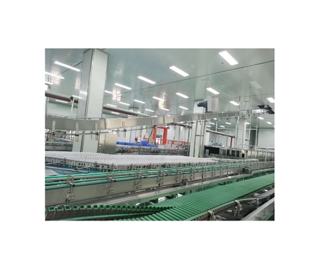 Línea de jugo de frutas de velocidad ajustable para la producción de bebidas concentradas en tamaño estándar