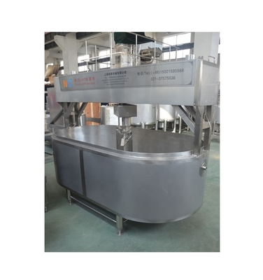 Máquina de fabricación de queso motorizado con capacidad de 500L-10000L/T