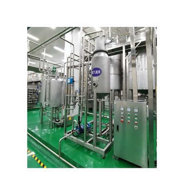 Línea de producción de bebidas calientes eléctricas de alta precisión para jugo de frutas naturales