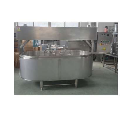 220V/380V Tanque de procesamiento de queso de leche Cheddar queso seco IVA para planta de fabricación