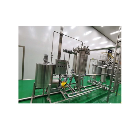 Línea de producción de bebidas calientes eléctricas de alta precisión para jugo de frutas naturales