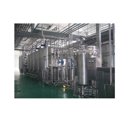 2000 KG UHT Línea de procesamiento y embalaje de leche con tecnología avanzada
