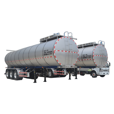 Tanque de transporte de leche de acero inoxidable de 3000L para equipos de transporte de productos lácteos