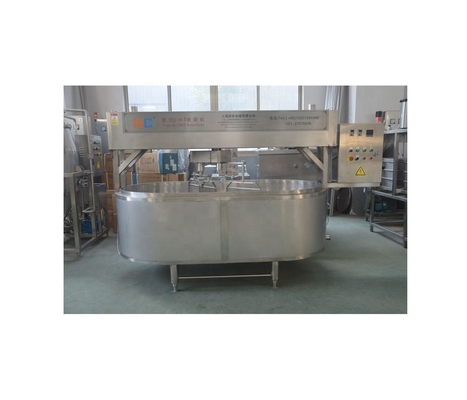 Equipo de queso pequeño de mozzarella Materia prima Leche fresca para la elaboración de queso