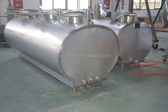 Tanque de transporte de leche de acero inoxidable de 3000L para equipos de transporte de productos lácteos