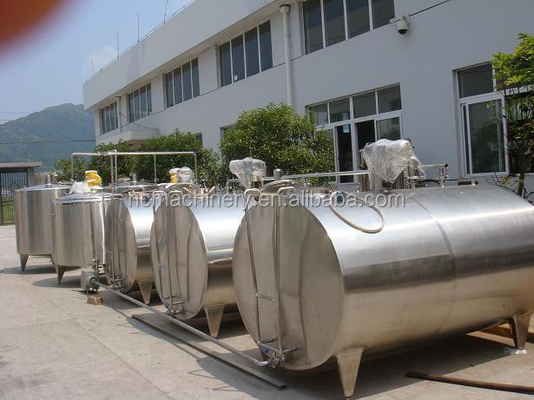 Tanque de transporte de leche de acero inoxidable de 3000L para equipos de transporte de productos lácteos