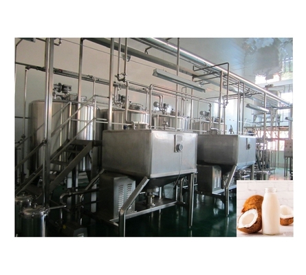 Procesamiento aséptico Línea de producción de cartón de leche de soja tipo 3 para bebidas de leche de coco UHT