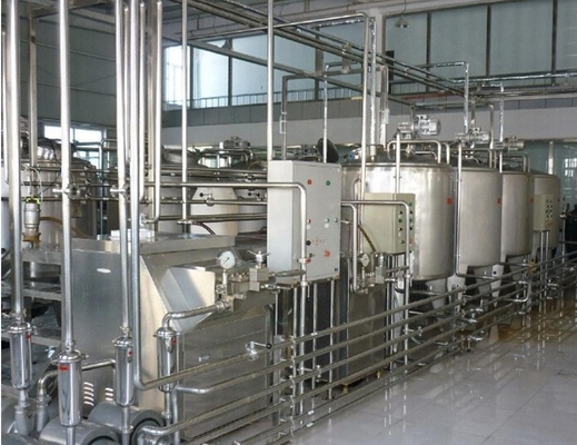 Instalación de procesamiento de leche de almendras totalmente automática de 3000 c/h con paquetes de lata de 250 ml y 330 ml