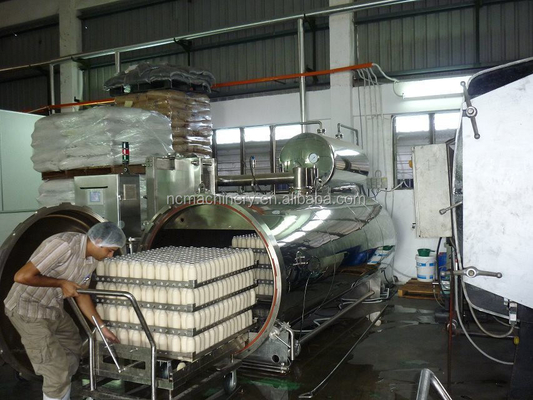 Línea de producción de leche de soja de 1000L/H totalmente automática y de diseño variable Velocidad variable