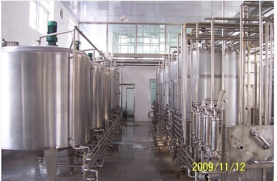 Línea de producción de leche de soja de 1000L/H totalmente automática y de diseño variable Velocidad variable
